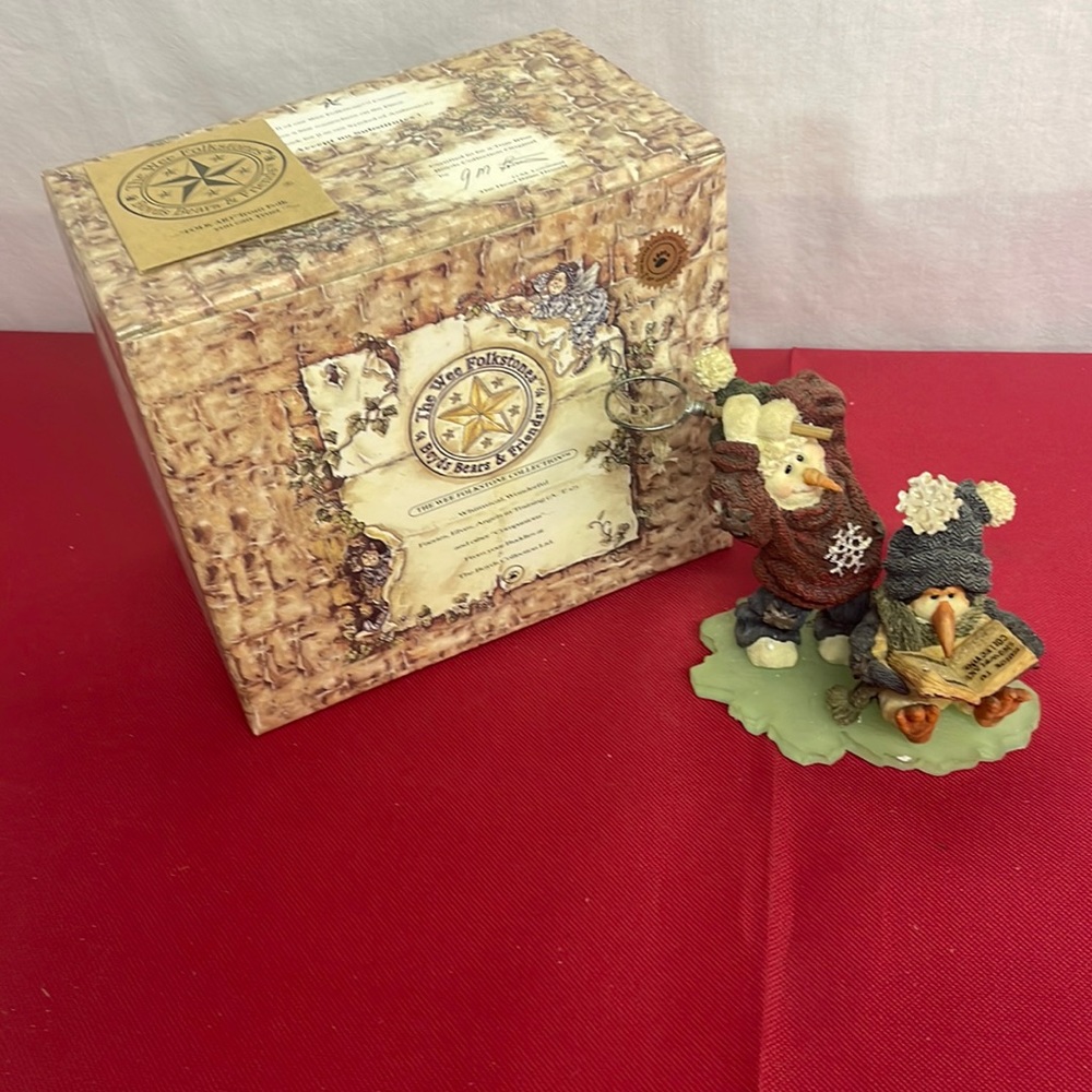 Boyds Bears #36509 Ketchum & B. Quick Got One Wee Folkstone